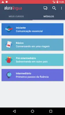 Alura Língua android App screenshot 5
