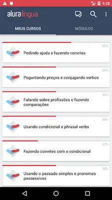 Alura Língua android App screenshot 6